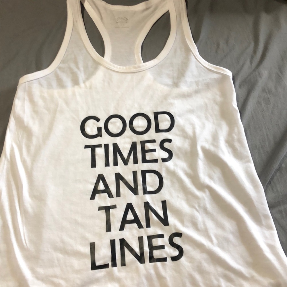 Medium racer back tank